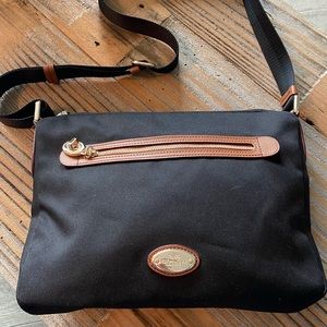 Coach Canvas Leather Cross Body F37239 Black Shoulder Bag